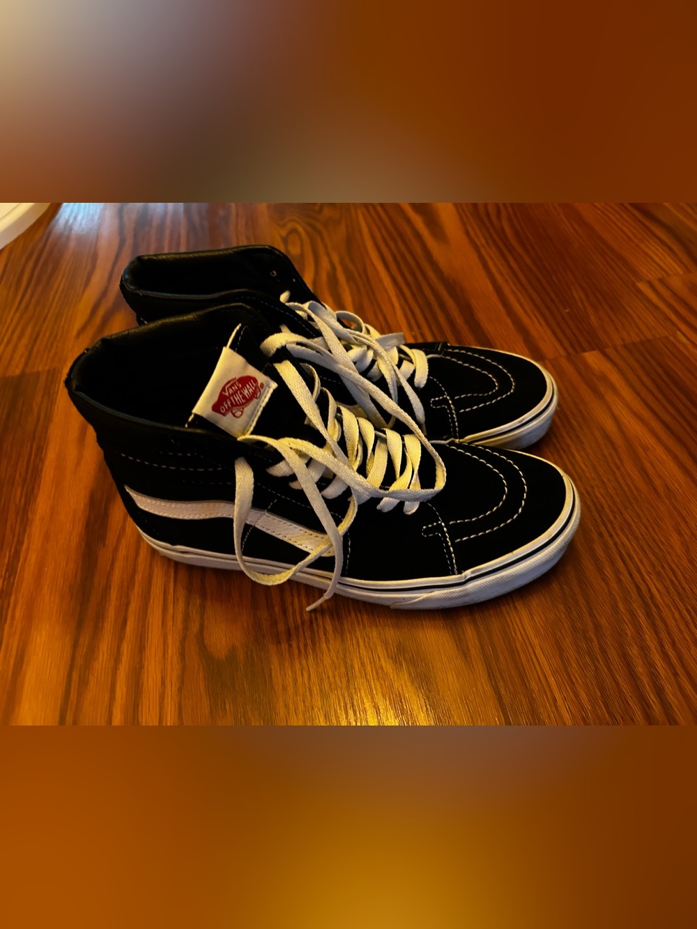 Vans Black Sk8-Hi Sneakers